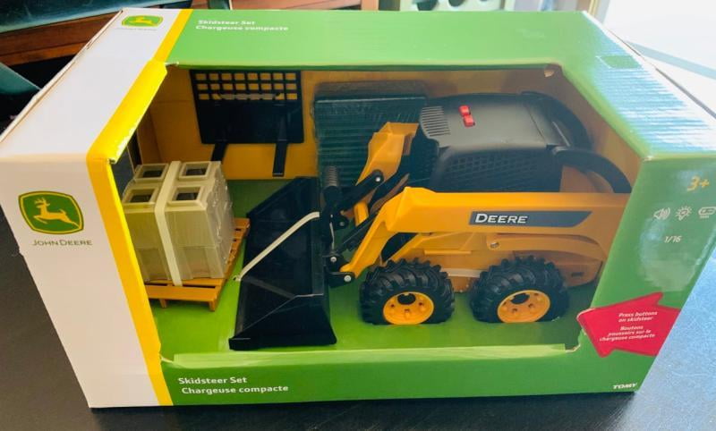 john deere skid steer toy