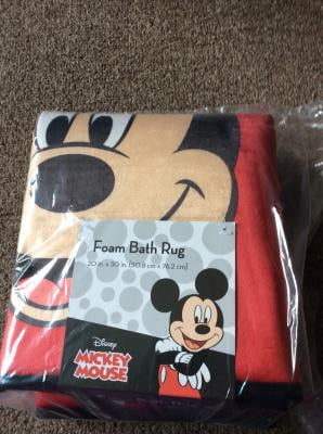 Disney Mickey Foam Bath Rug 1 Each Disney Mickey Foam Bath Rug 1 Each