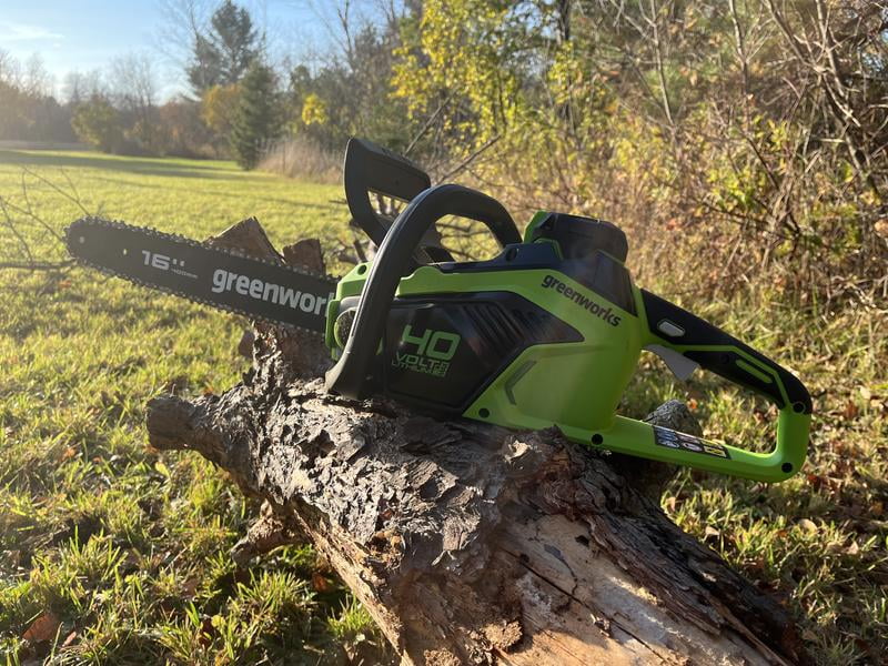 Greenworks, Chainsaw, CS40L02 40V Brushless, 16