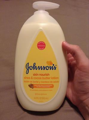 johnson's baby shea & cocoa butter lotion for sensitive skin