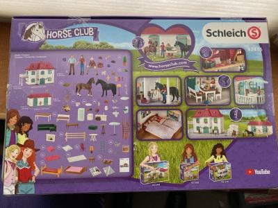 schleich horse club 42416 large horse stable with house and stable