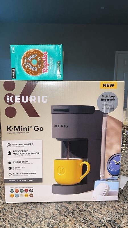 Keurig K-Mini Go Single-Serve K-Cup Pod Coffee Maker, Violet, 42oz