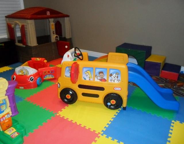 bus slide toy