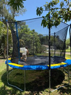 Sportspower Bounce Pro 12' Round Trampoline with Safety-Enclosure