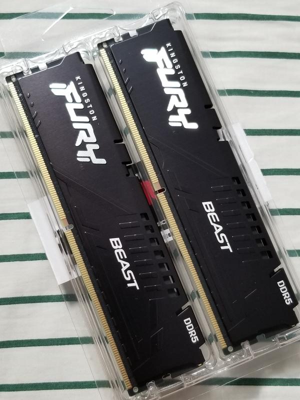 KINGSTON 16GB 5200MHZ DDR5 CL40 DIMM (KIT OF 2) FURY BEAST BLACK