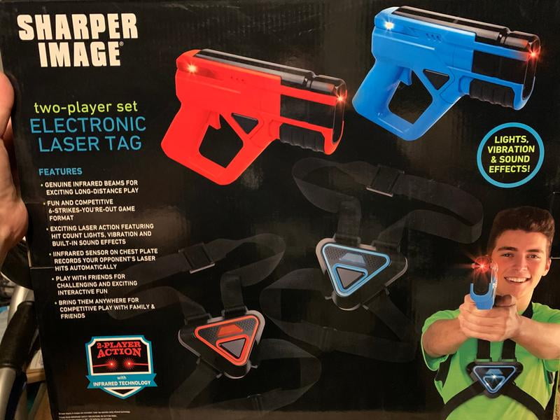 sharper image 2 player laser tag