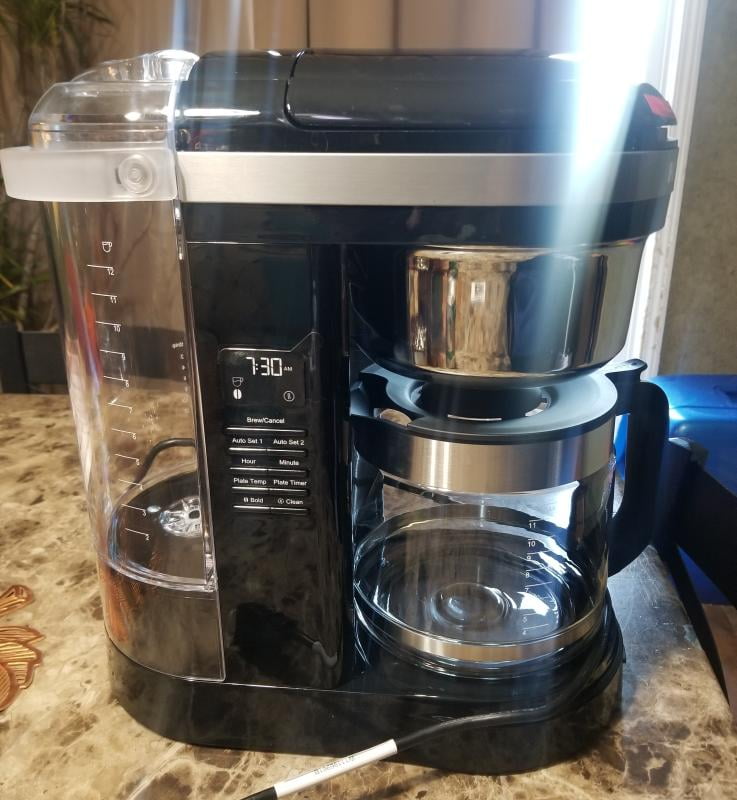 KitchenAid® 12-Cup Drip Coffee Maker with Spiral Showerhead- Dark