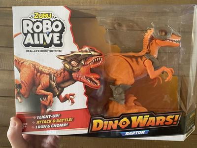 ZURU Robo Alive Dino Wars Raptor - Advanced Robotic Dinosaur Toy