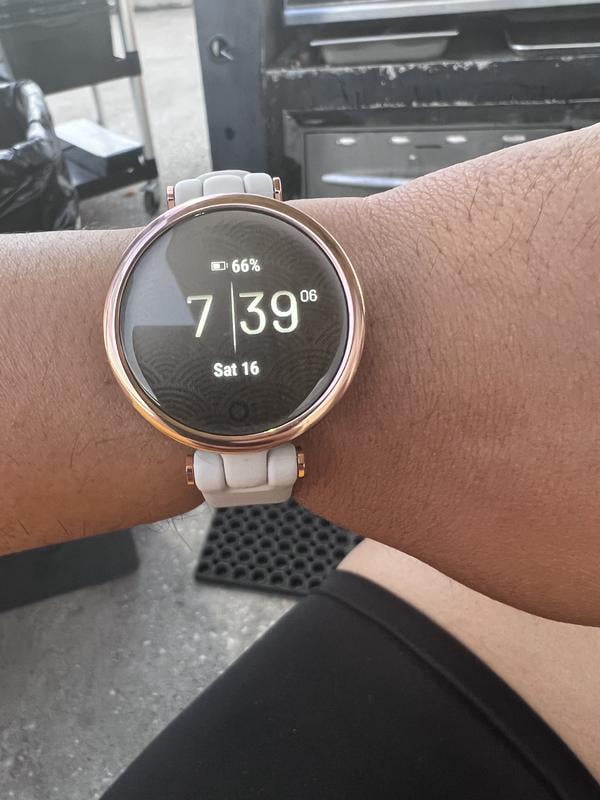 Garmin Lily™ Fitness Smartwatch, Rose Gold Bezel, Light Sand Case