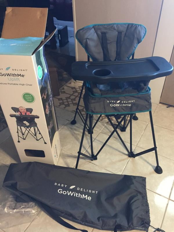 baby delight go with me uplift portable high chair