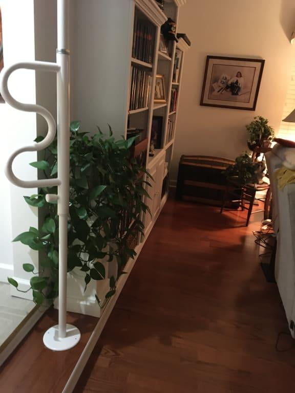 Stander Security Pole And Curve Grab Bar Elderly Tension