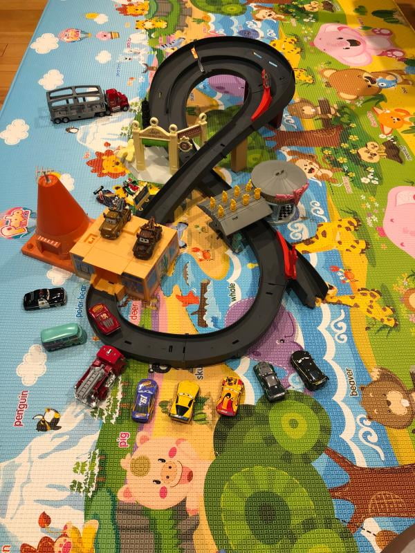 disney pixar cars race around radiator springs playset