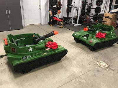 walmart army tank power wheels