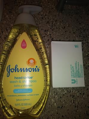 johnson's head to toe wash and shampoo 16.9 oz