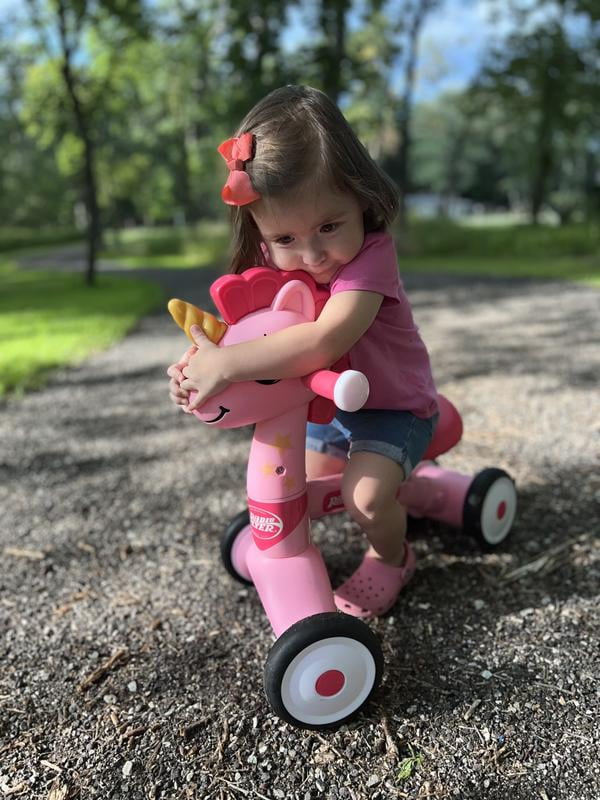 レインボークォーツ　タヒチアンティアレ　マイレリーフカービング　希少 Radio Flyer, Lil' Racers: Sparkle the Unicorn Ride-on for Girls