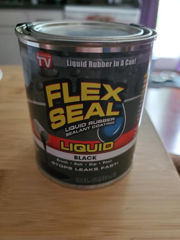 Flex Seal Liquid Rubber Sealant Coating - Black, 16 fl oz - Baker's