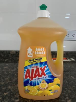Ajax Ultra Super Degreaser Liquid Dish Soap Lemon 90 Fluid Ounce Walmart Com Walmart Com
