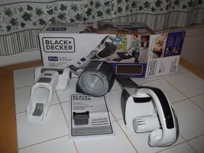 BLACK+DECKER Dustbuster Lithium Hand Vacuum Pet, White, HHVJ315JDP07 