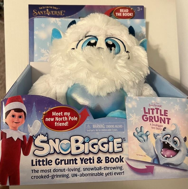 The Elf on the Shelf SnoBiggie Little Grunt – Yeti Plush and