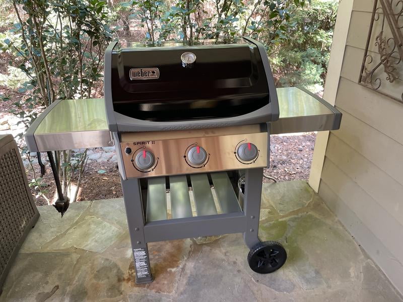 Weber-Stephen Prodcuts Gas Grill, Spirit II E-310, Black - Walmart.com