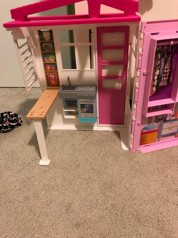 barbie collapsible house