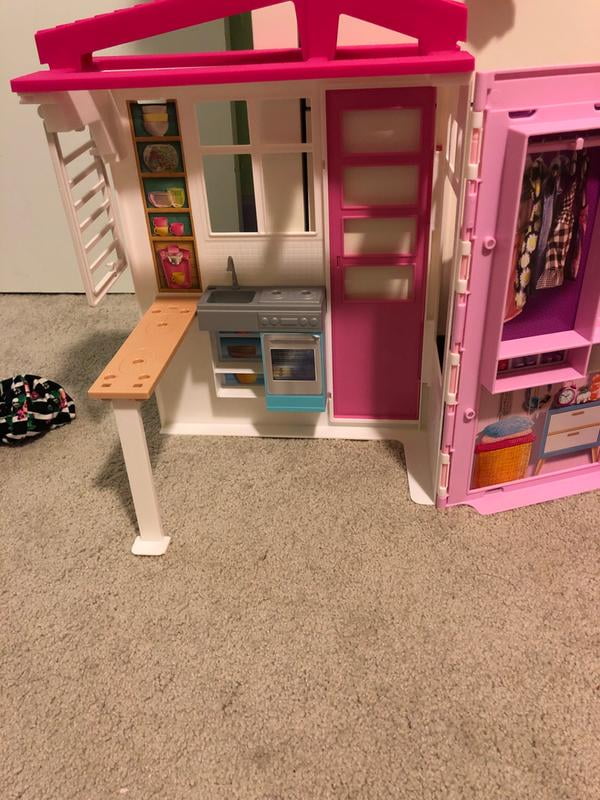 Barbie Estate Fully Furnished Close & Go House with Themed Accessories 