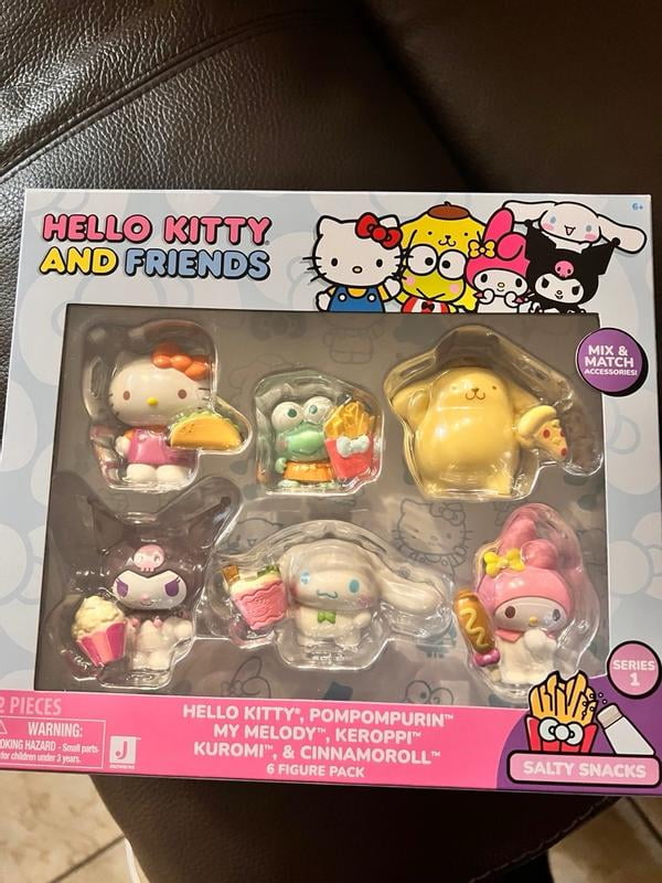 Hello Kitty And Friends Sweet Snacks 8 Pack: Figure Sanrio Da 5cm Con Accessori Dolci E Finitura Perlescente - Esclusivo Boba Tea - 4