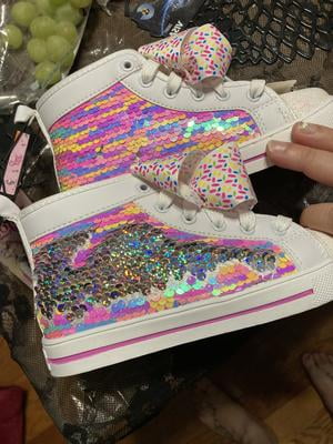 まろ◆ムーンカービング バイカラーフローライトピアス✧スカイブルートパーズ JoJo Siwa High-Top Athletic Shoes Lace-Up - 1.5 - Walmart.com