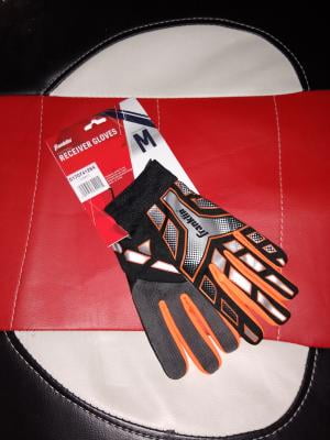 Nxtrnd Youth Football Orange And Black Football Gloves Franklin