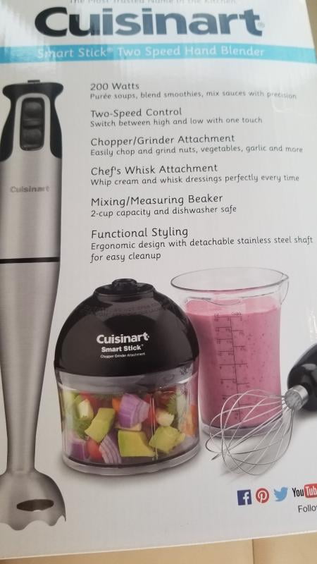 Cuisinart 2-Speed Hand Blender with Chopper – My Kosher Cart