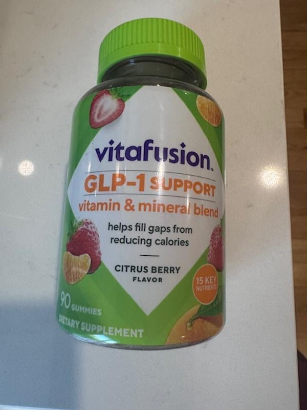 Customer reviews for vitafusion GLP-1 Support Multivitamin, Adult Gummy Vitamin, 15 Nutrients, Citrus Berry Flavor, 90ct