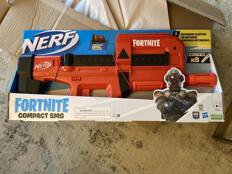 Nerf Fortnite Compact Motorized Dart Blaster Kids Toy, Fortnite