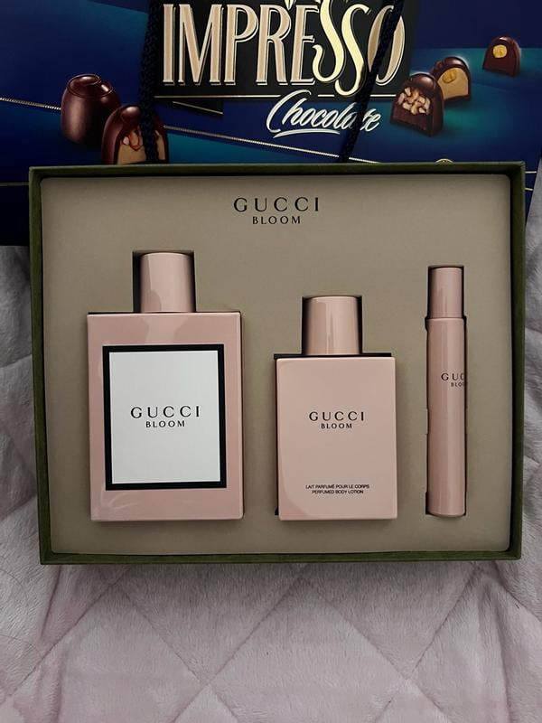 Gucci Bloom Eau de Parfum 3.3 Oz Women's Gift Set - 3 Piece Spray