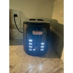 Beautiful 2 Slice Toaster with Touch-Activated Display, Starry Night by Drew Barrymore, Blue