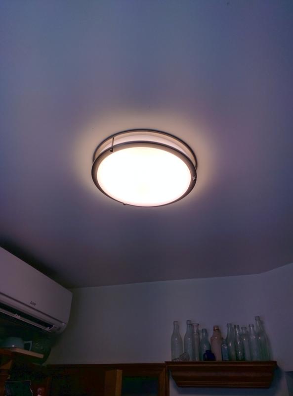 Honeywell 15 Led Decorative Ceiling Light Brushed Nickel