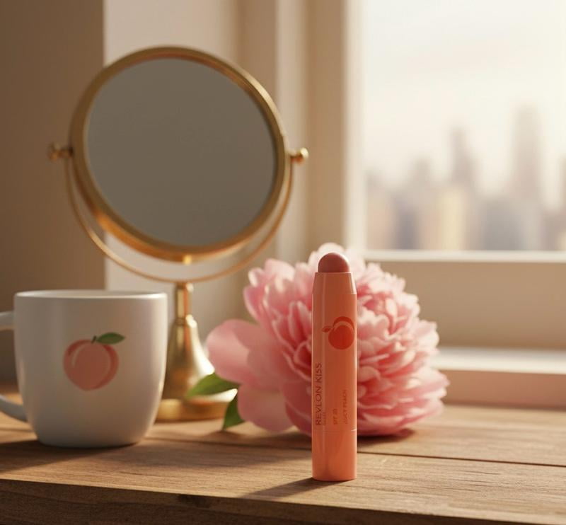 Revlon Kiss Lip Balm Crayon, Hydrating Lip Moisturizer Infused