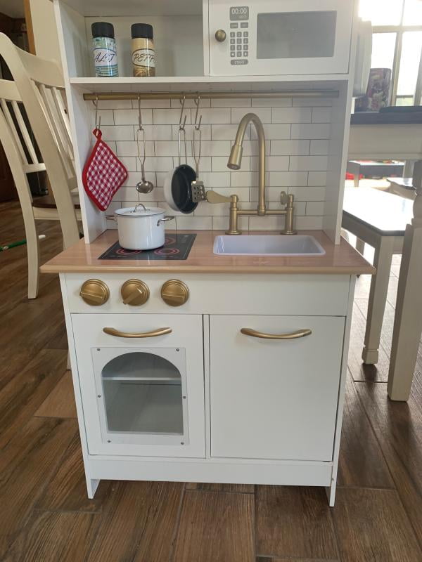 little chef boston play kitchen set