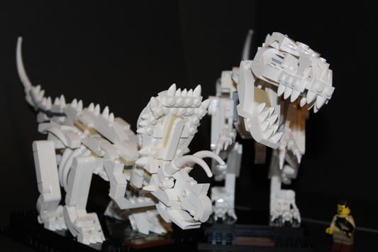 Lego ideas 21320 dinosaur fossils building kit 910pc hot sale