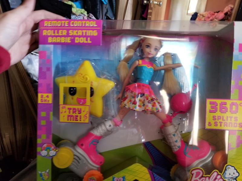 barbie video game hero remote control roller skating doll