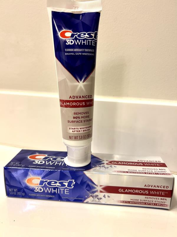 glutathione toothpaste Customer reviews for Crest Toothpaste, 3D White Advanced Glam White Whitening Toothpaste, 3.3 oz, Pack of 2 Infections best bpc-157 supplements BPC Size:30 ml x 2