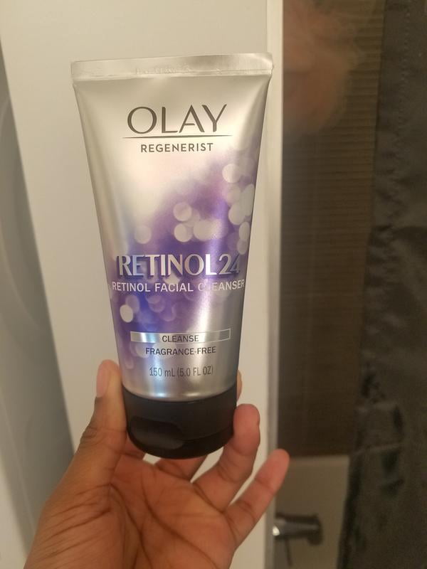 olay retinol 24 facial cleanser