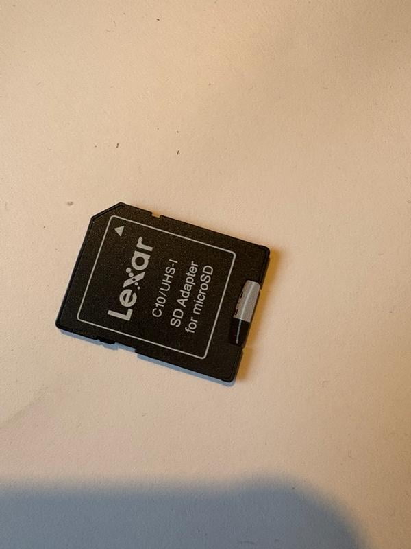 Lexar Professional SILVER PLUS Series microSDXC UHS-I Card with SD