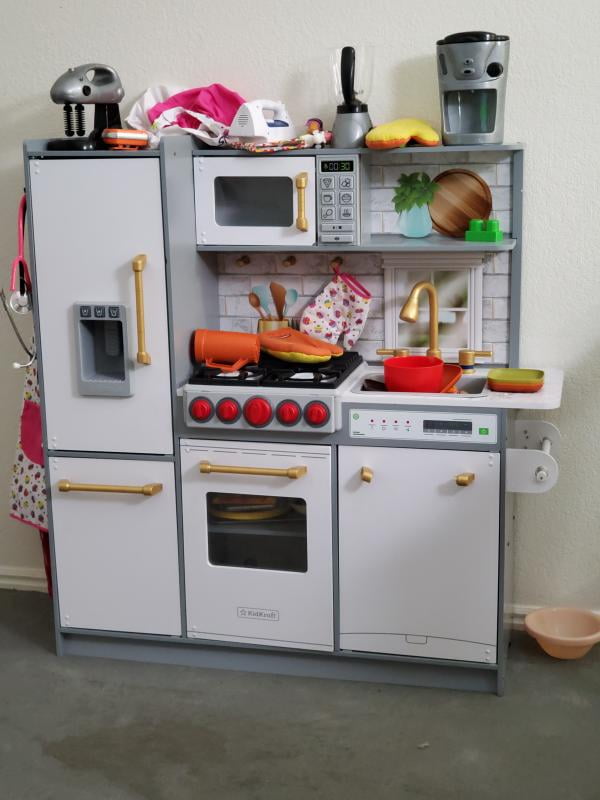 kidkraft uptown elite kitchen white