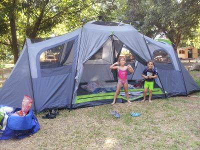 Ozark Trail 12 Person 3 Room Hybrid Instant Cabin Tent