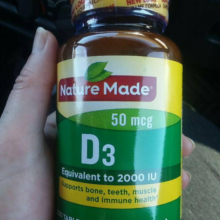 Nature Made Vitamin D3 2000 Iu Supplement Tablets 100 Count