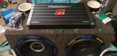 Power Acoustik CB1-8000D 8000 Watts Max Monoblock 1-Ohm Stable Car