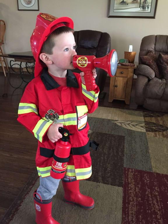 toddler fireman costume melissa and doug