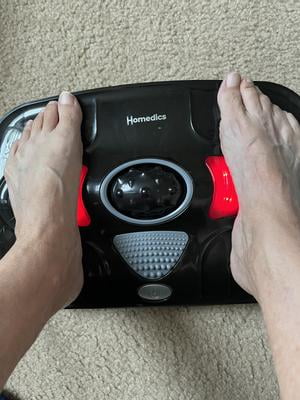 Customer reviews for Homedics Vibration Foot Massager with Soothing Heat,  Gray | Walmart.com