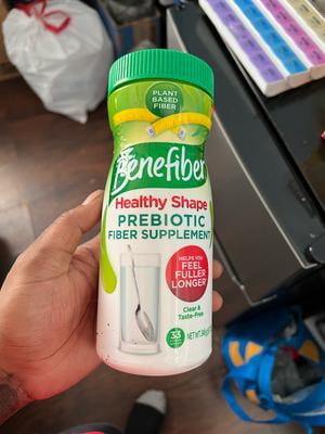 Benefiber Daily Soluble Prebiotic Fiber Powder for Digestive Health, 8.7 Oz