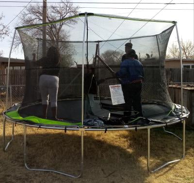 Bounce Pro 14 Trampoline With Safety Enclosure Combo Walmart Com Walmart Com